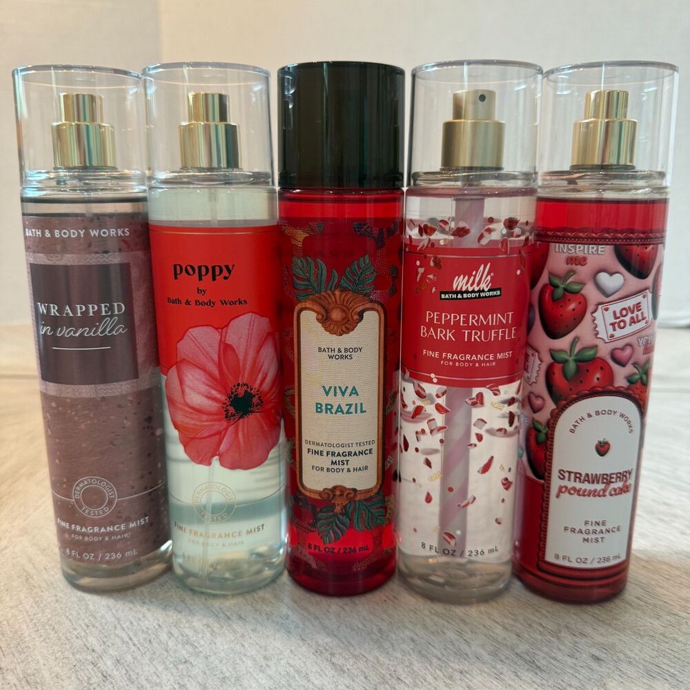 Bath & Body Works FINE FRAGRANCE BODY MIST Perfume Spray 8 OZ full Choose Scent
